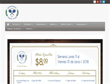 Tablet Screenshot of guayaquiltenisclub.com